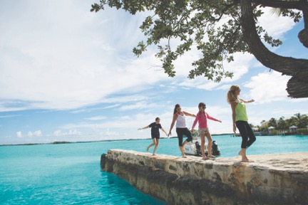 February Point in Exuma Bahamas